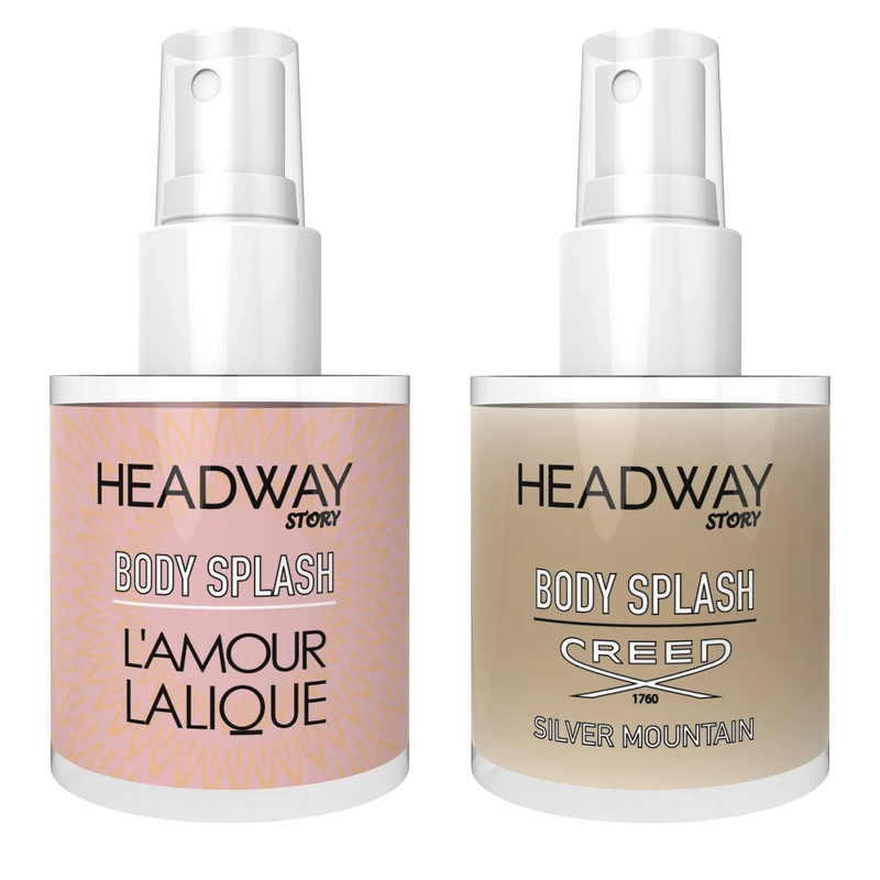 بادی اسپلش هدوی استوری مدل سیلور مانتین و لالیک لامور حجم 90 میلی‌ لیتر مجموعه دو عددی