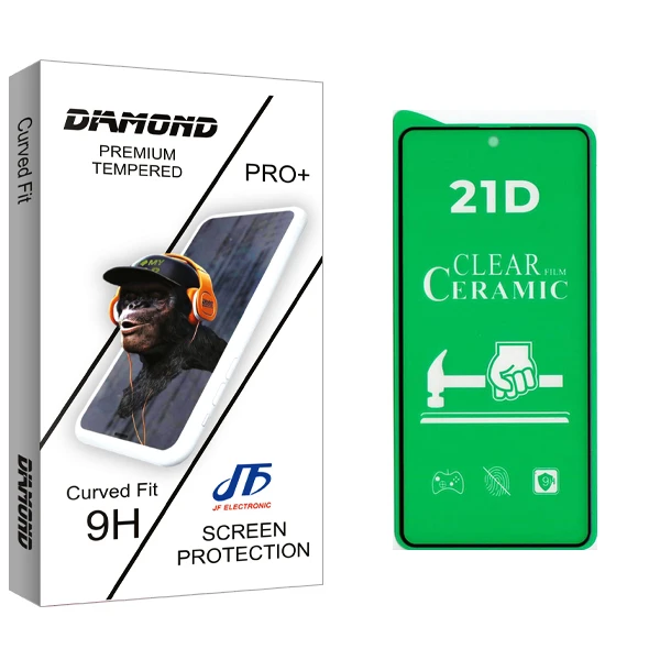 محافظ صفحه نمایش سرامیکی جی اف مدل Diamond Pro مناسب برای گوشی موبایل شیائومی Redmi Note 11 4G
