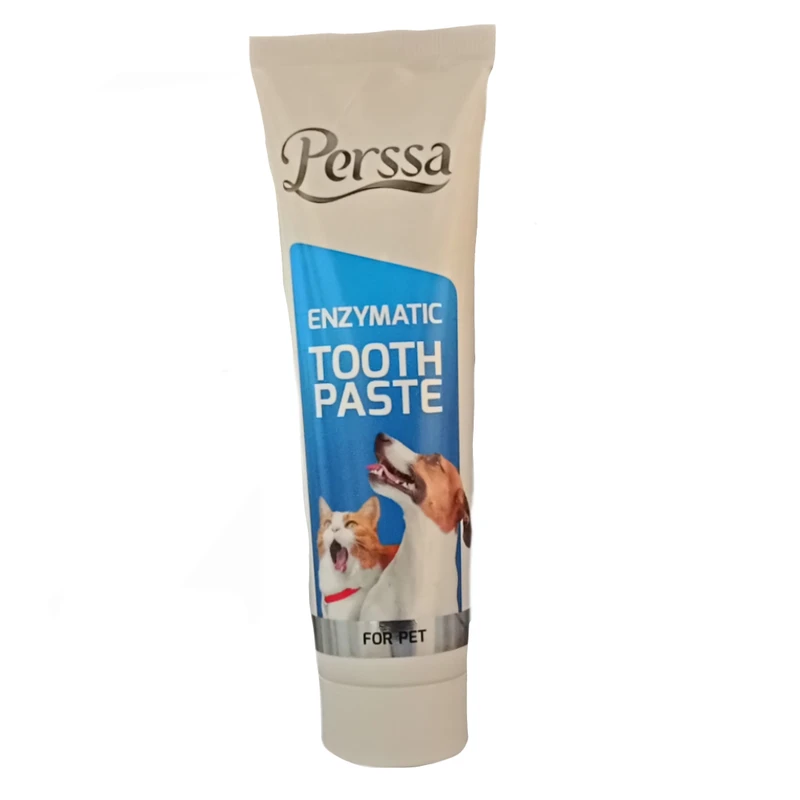 خمیردندان سگ و گربه پرسا مدل enzymatic_100 وزن ۱۰۰ گرم