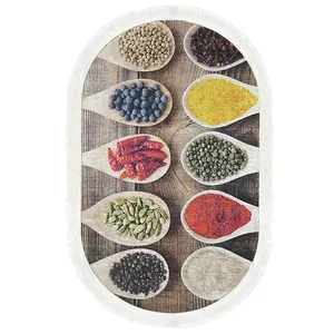 پادری طرح بیضی کد p20 سایز 50×80 سانتی متر