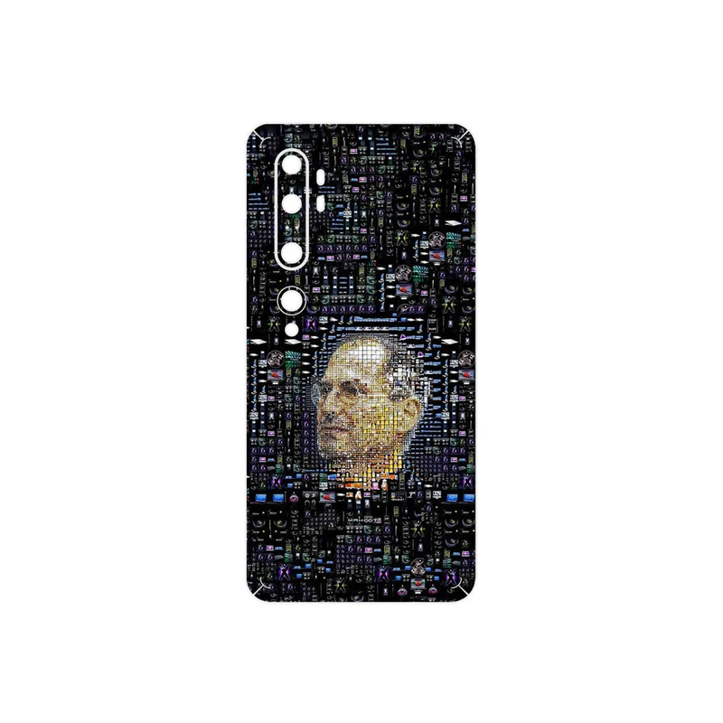 برچسب پوششی ماهوت مدل Collage of Steve Jobs 2 مناسب برای گوشی موبایل شیائومی Mi Note 10