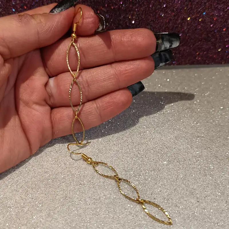 گوشواره زنانه مدل جواهری کد RKH_1803