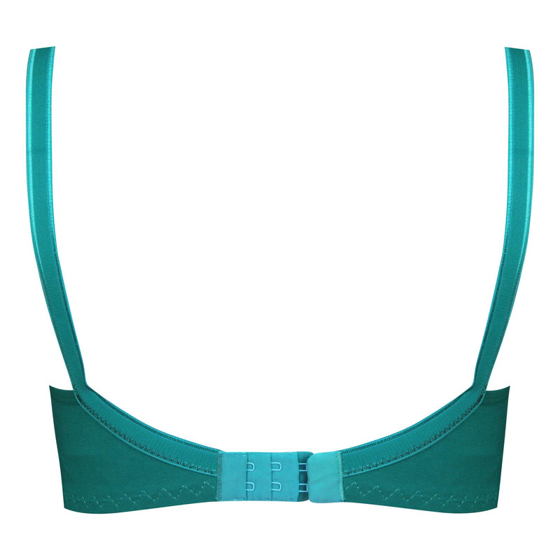 سوتین زنانه پانیذ مدل فنردار کد 22205 رنگ سبزآبی تیره