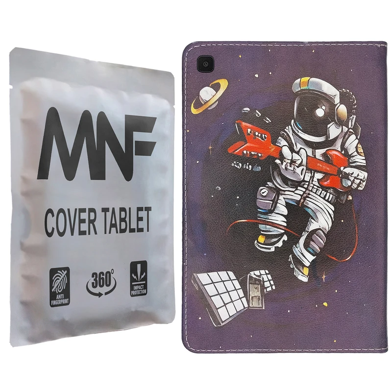 کیف کلاسوری ام ان اف طرح فضانورد کد M-339 مناسب برای تبلت سامسونگ Galaxy Tab A 10.1 2019 T510 / T515