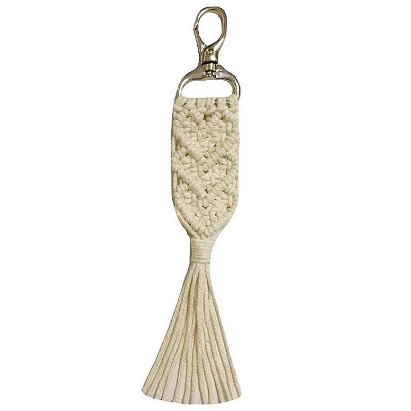 جاکلیدی دخترانه مدل مکرومه قلبی