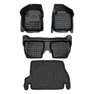 کفپوش پنج بعدی خودرو پانیذ مدل EVA مناسب برای پراید به همراه کفپوش صندوق