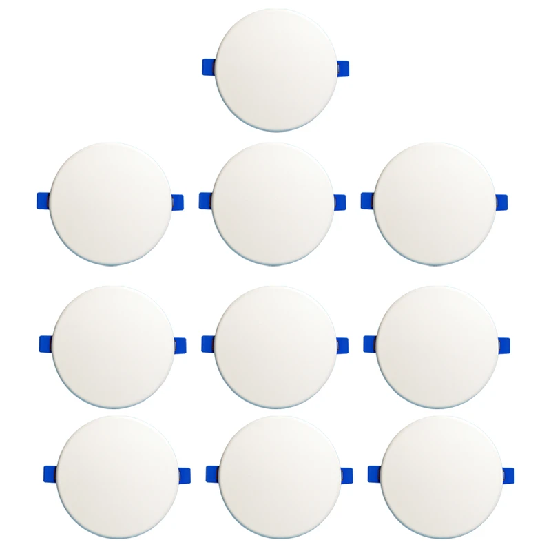 پنل فول لایت ال ای دی 24 وات پارس شانای طرح توکار گرد فنر متغیر بسته 10 عددی