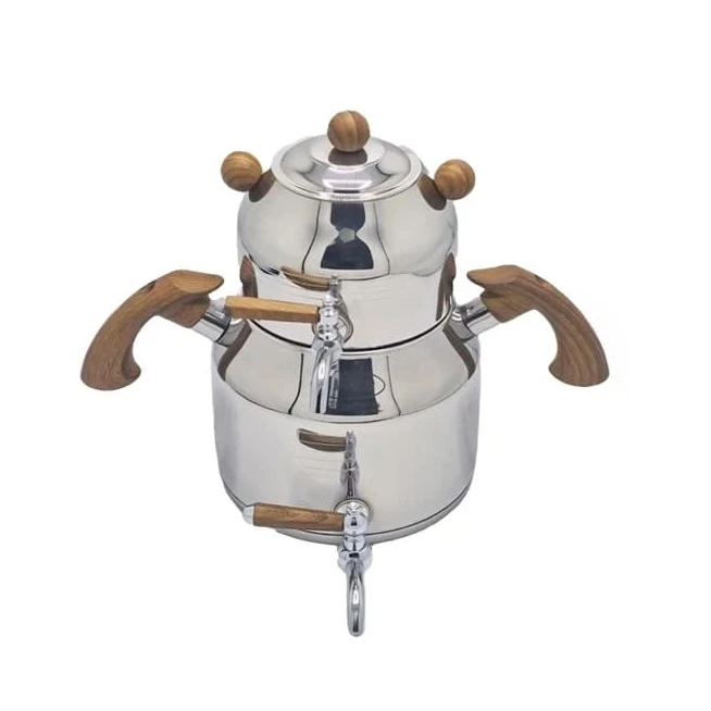 ست کتری و قوری ریور کد DH2163 گنجایش کتری 3 لیتر گنجایش قوری 1 لیتر