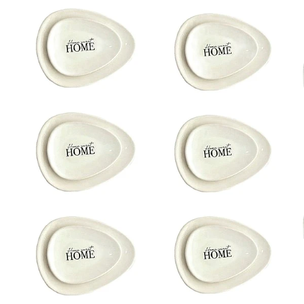 بشقاب مدل مثلثی beautiful home مجموعه 12 عددی