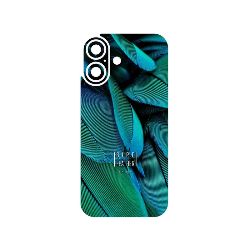 برچسب پوششی ماهوت مدل Green Feather مناسب برای گوشی موبایل اپل iPhone 16