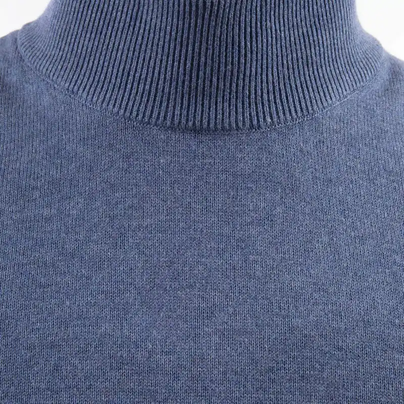 پلیور مردانه جوتی جینز مدل یقه ایستاده کد 1221120 رنگ آبی