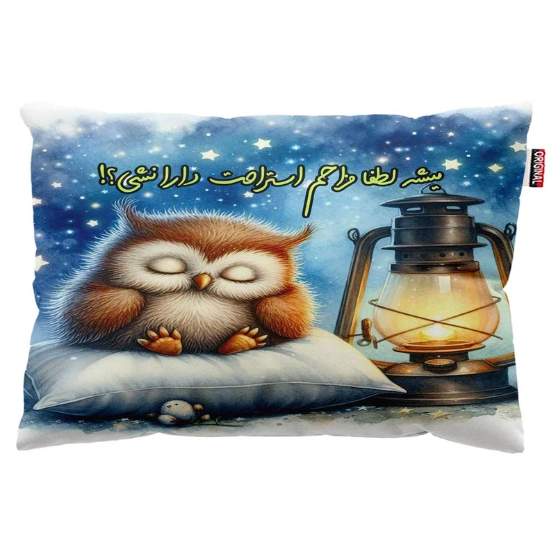 بالش پاد آفرین مدل گربه طرح اسم دارا کد 0136