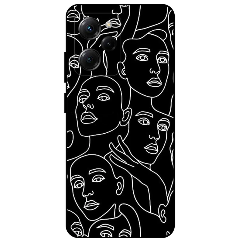 کاور مگافون طرح دخترانه مدل 7762 مناسب برای گوشی موبایل شیائومی Poco X5 Pro  