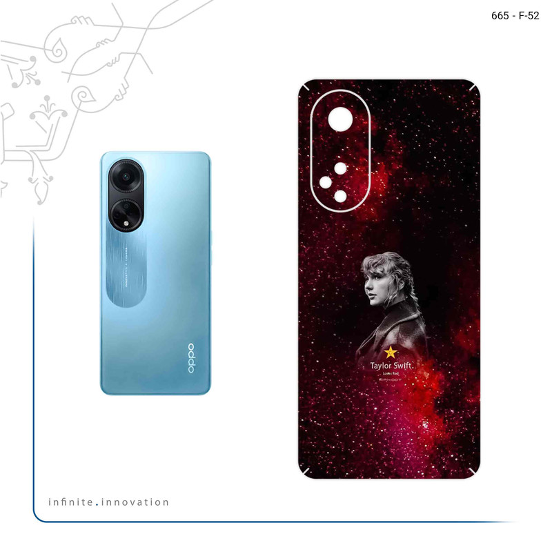 برچسب پوششی ماهوت مدل Taylor Swift مناسب برای گوشی موبایل اپو A98
