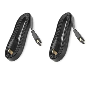 کابل HDMI مدل فلت طول 1.5 متر بسته 2 عددی