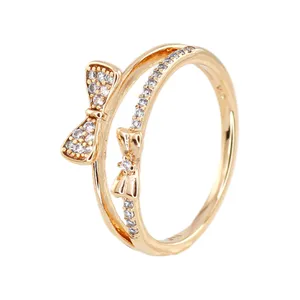 انگشتر زنانه ژوپینگ مدل پاپیون کد AAE884