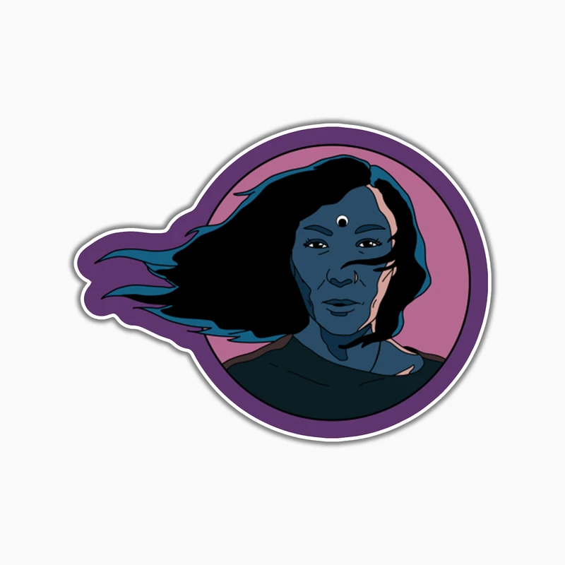 استیکر لپ تاپ و موبایل بووم طرح آدم فضایی مدل RT3 کد BM91