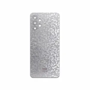 MAHOOT Silver-Silicon Cover Sticker for Samsung Galaxy A32 4G