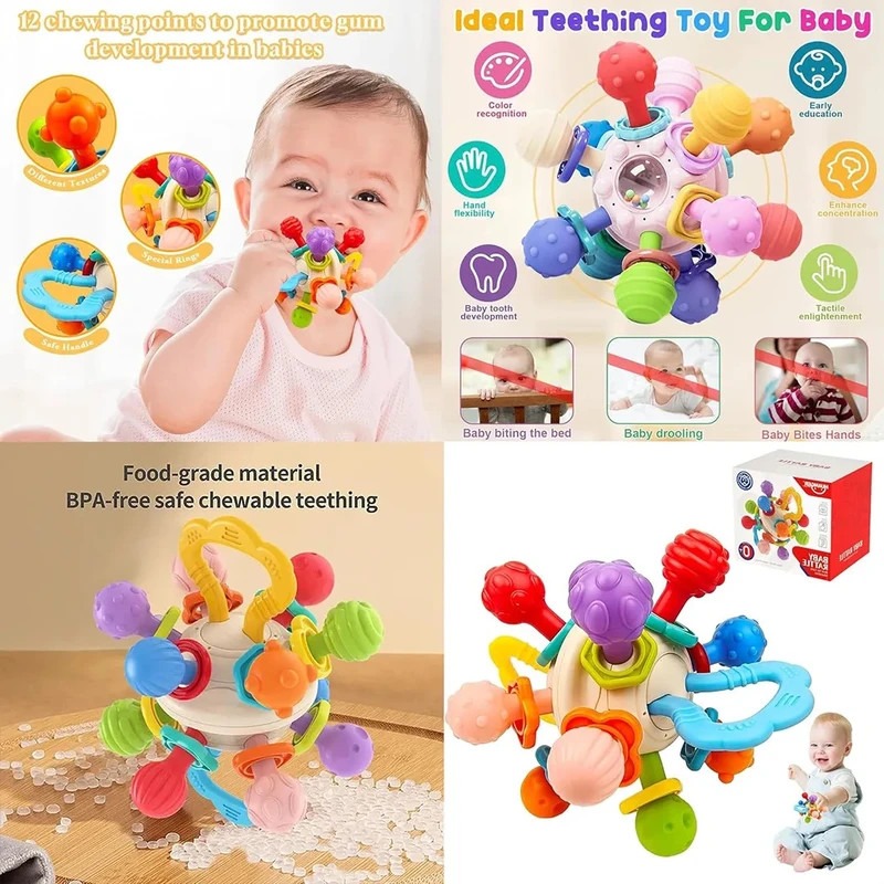 عکس شماره 3 : دندان گیر کودک مدل جغجغه ای فضایی