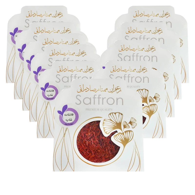 زعفران نگین قائنات شاپ - 1 مثقال بسته 10 عددی