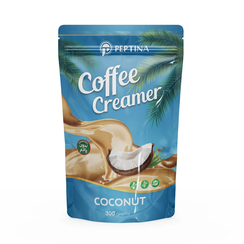 کریمر غیر لبنی بدون شکر با طعم نارگیل پپتینا - 300 گرم