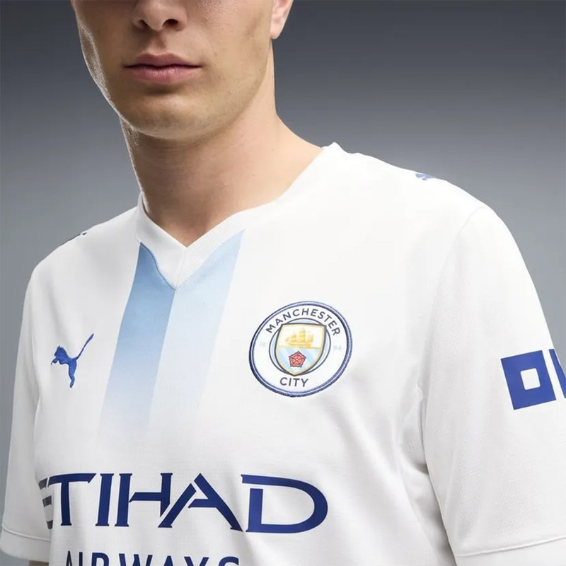 ست تی شرت و شلوارک ورزشی مردانه مدل منچستر سیتی Away 2027