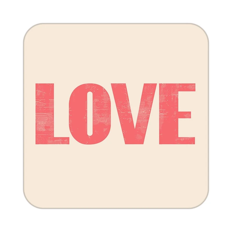 زیر لیوانی کاکتی طرح عاشقانه مدل mp40798