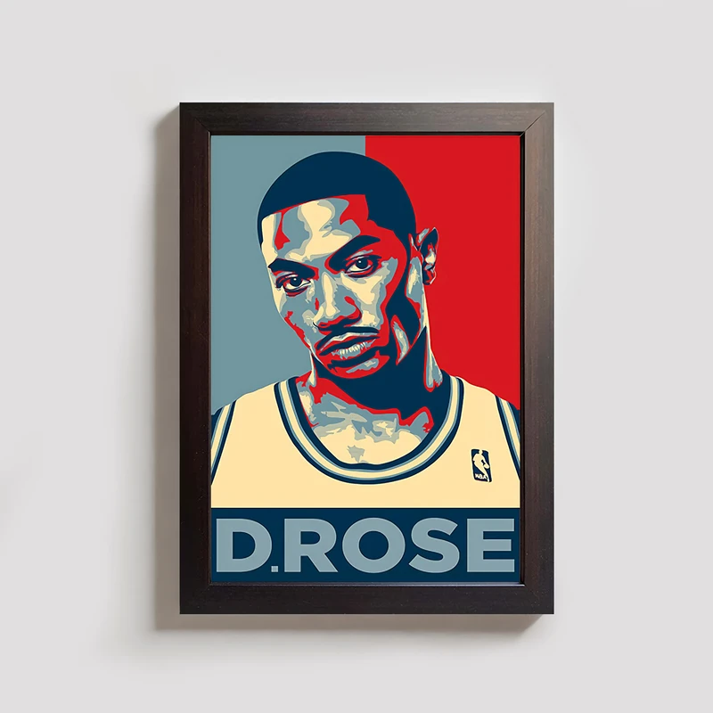 تابلو مدل بسکتبالی دریک رز derrick rose BR076