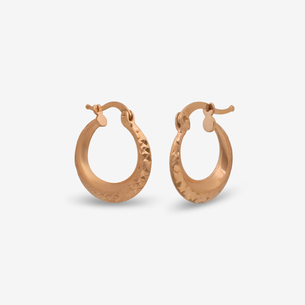 گوشواره کلیپسی طلا 18 عیار زنانه حافا گلد مدل e014