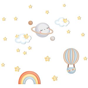 نقد و بررسی استیکر چوبی کودک باروچین مدل آسمان زیبا کد 1276 توسط خریداران