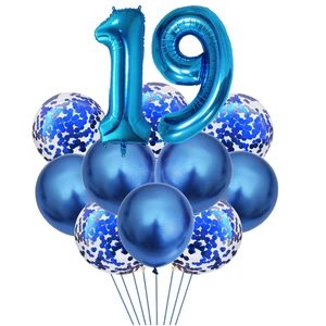 بادکنک مسترتم طرح کروم شیشه ای پولکی پلاس کد 19 بسته 12 عددی