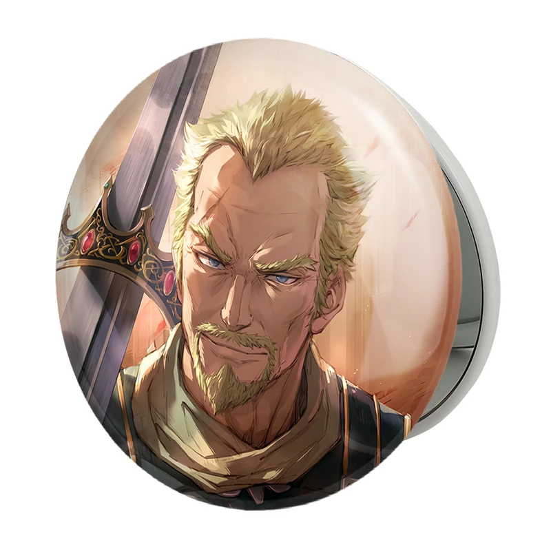 آینه جیبی خندالو طرح اسکلاد انیمه حماسه وینلند Vinland Saga مدل تاشو کد 27483 
