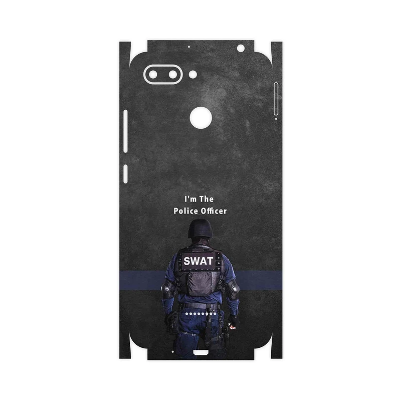 برچسب پوششی ماهوت مدل Police Officer-FullSkin مناسب برای گوشی موبایل شیائومی Redmi 6