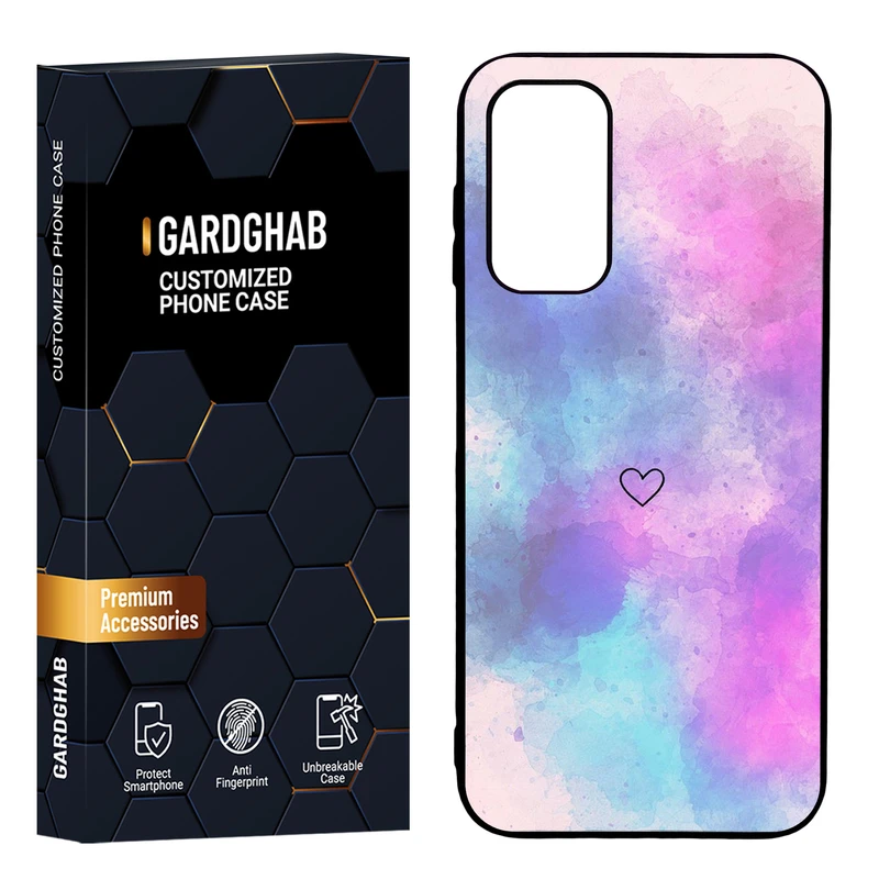 کاور گارد قاب مدل پشت گلس دخترانه مناسب برای گوشی موبایل سامسونگ Galaxy A14