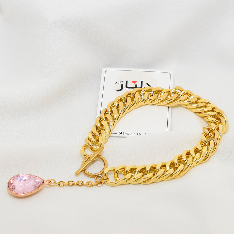 دستبند زنانه دلنار گالری مدل کریستال دستبند زنانه دلنار گالری مدل کریستال