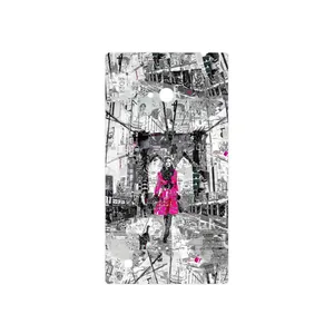 MAHOOT Collage of Catwalk Bridge Cover Sticker for Nokia Lumia 720