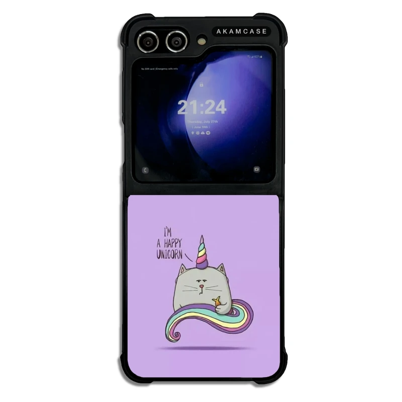 کاور آکام مدل AMCWSGZFLIP5-UNICORN16 مناسب برای گوشی موبایل سامسونگ Galaxy Z Flip 5