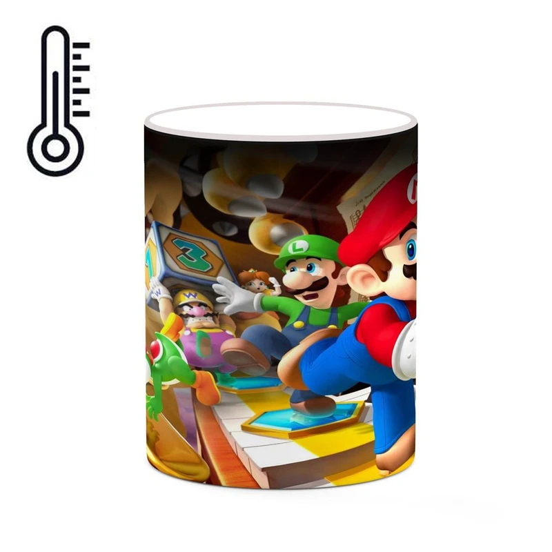ماگ حرارتی کاکتی مدل بازی سوپر ماریو Super Mario کد mgh30522