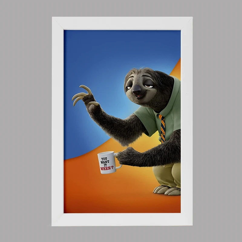 تابلو خندالو مدل زوتوپیا کد F3765