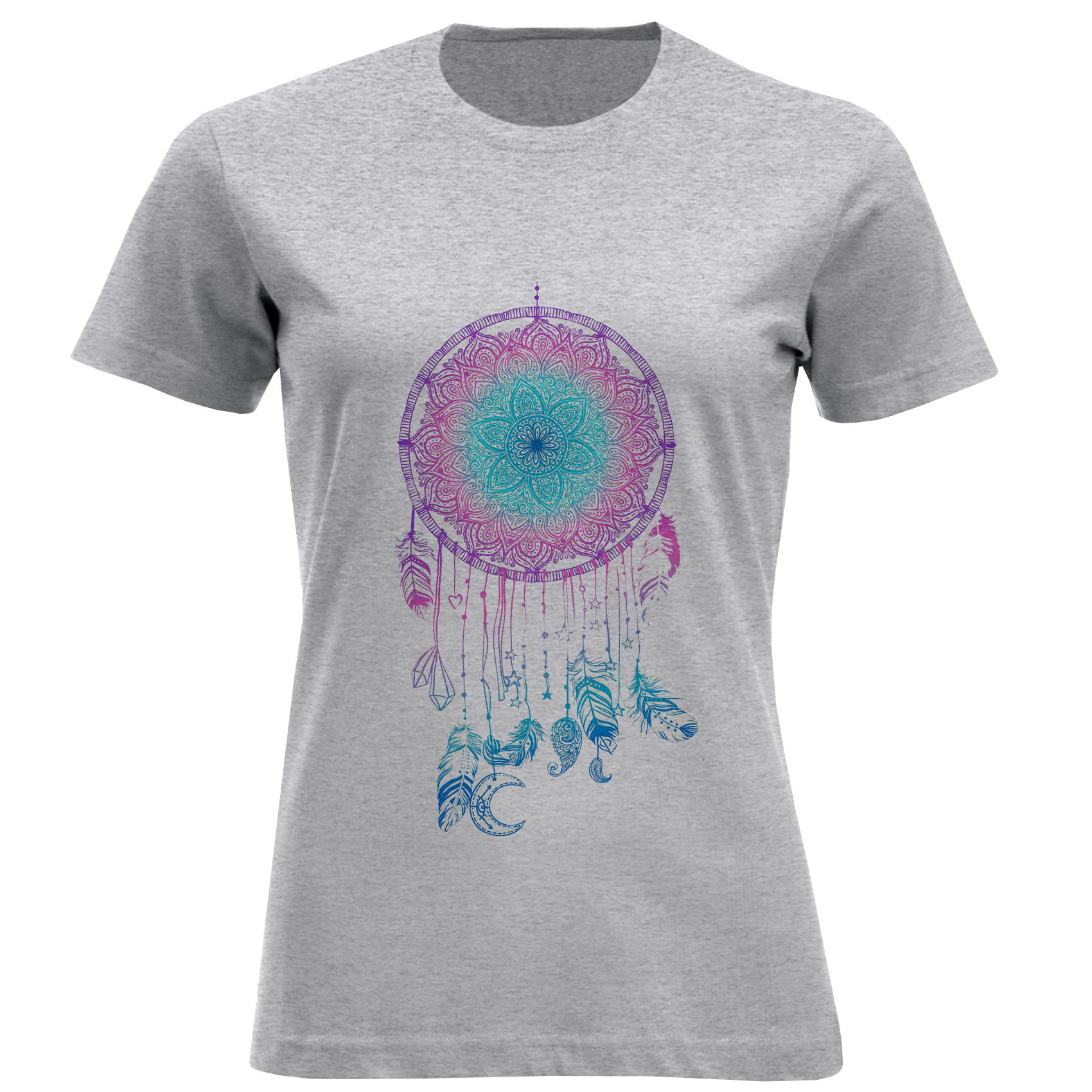 تی شرت آستین کوتاه زنانه مدل دریم کچر D921