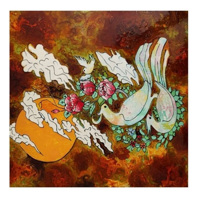 تابلو نقاشی ویترای کد 3 مدل سنتی