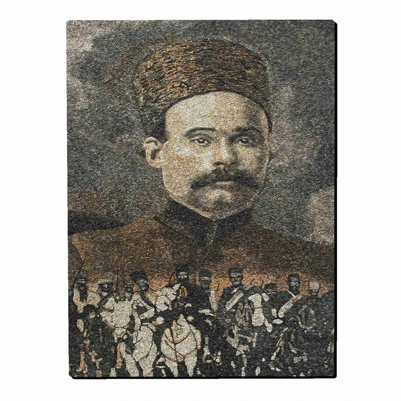 تابلو شاسی بکلیت طرح ایران قدیم باقرخان مدل SH-14365