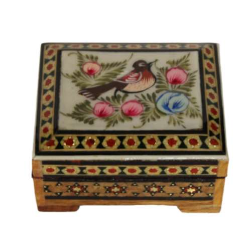 جعبه جواهرات خاتم کاری مدل تارا کد 06