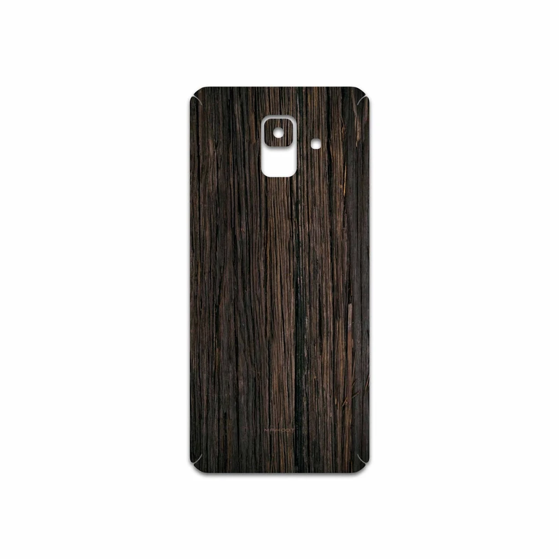 برچسب پوششی ماهوت مدل Burned Wood مناسب برای گوشی موبایل سامسونگ Galaxy A6 2018