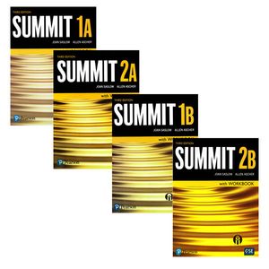 کتاب Summit Third Edition اثر Joan Saslow And Allen Ascher انتشارات زبان مهر 4 جلدی