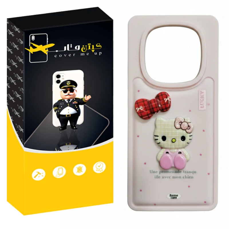 کاور کپتن قاب مدل کیتی عروسکی مناسب برای گوشی موبایل شیائومی Rrdmi Note 14 Pro 4G