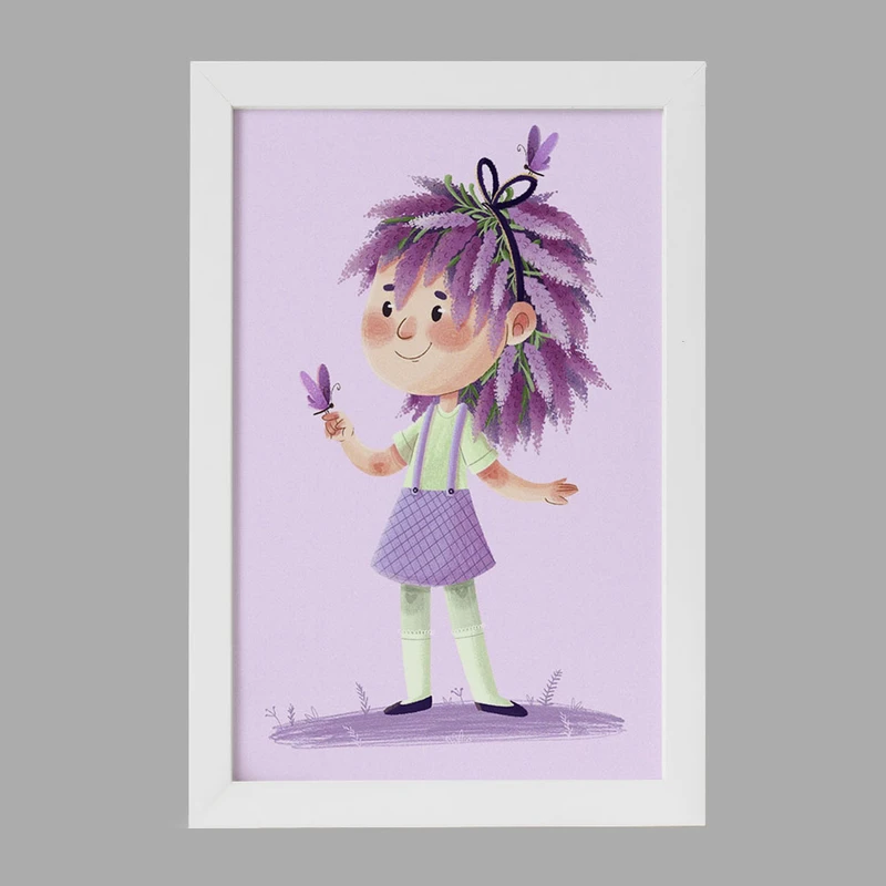 تابلو خندالو مدل دخترانه فانتزی کد 25728