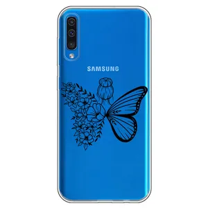  Megafone Butterfly Girl C53-B Cover For Samsung Galaxy A50 / A50 S / A30 S