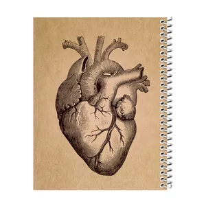 دفتر نقاشی 100 برگ مدل قلب کد 1