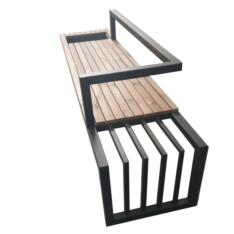 نیمکت مدل فلاورباکس دار مدرن کد GB22